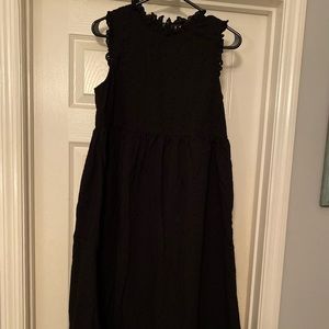 Lulus black eyelet dress